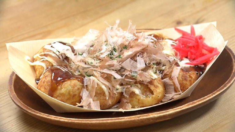 たこ焼き8個です。