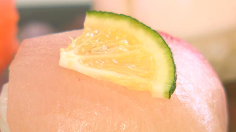 ブリの手まりずし