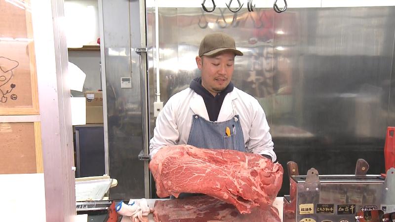 一頭買いで仕入れた肉塊