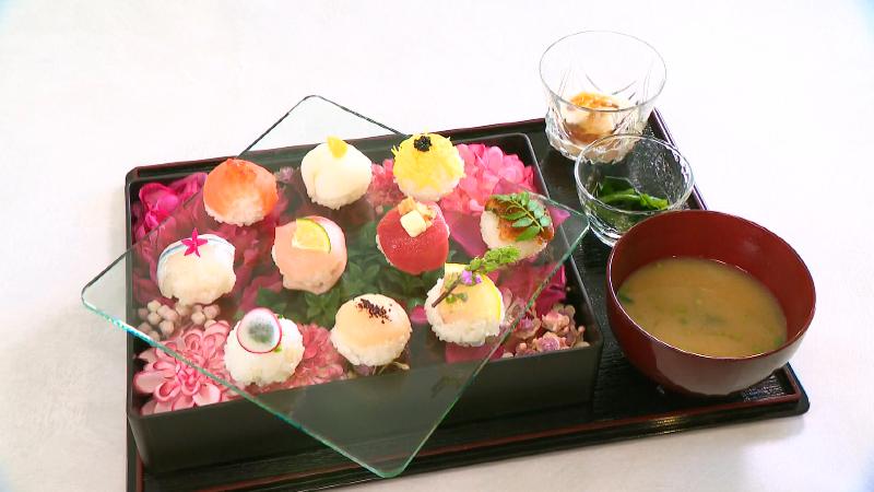 旬の食材をセレクトした10種盛り