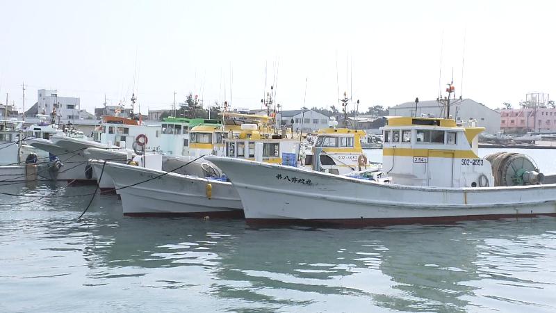 停泊する漁船