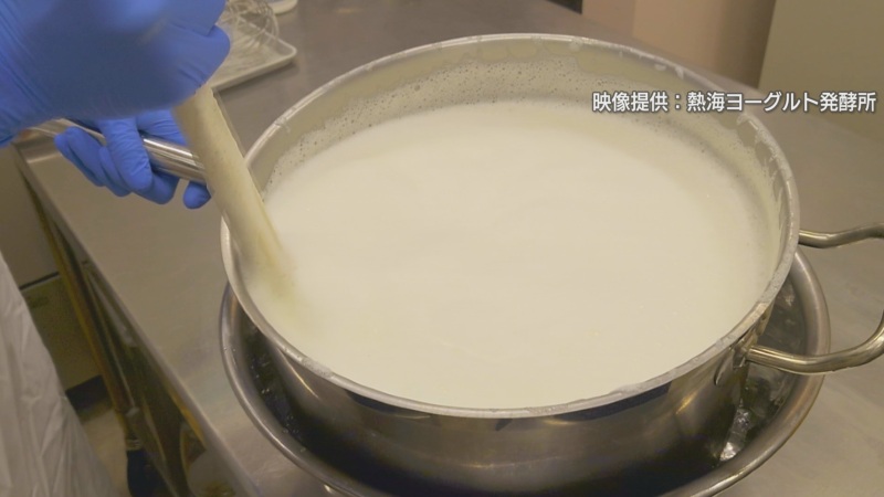 函南町の丹那牛乳が原料　工房で毎日手作り
