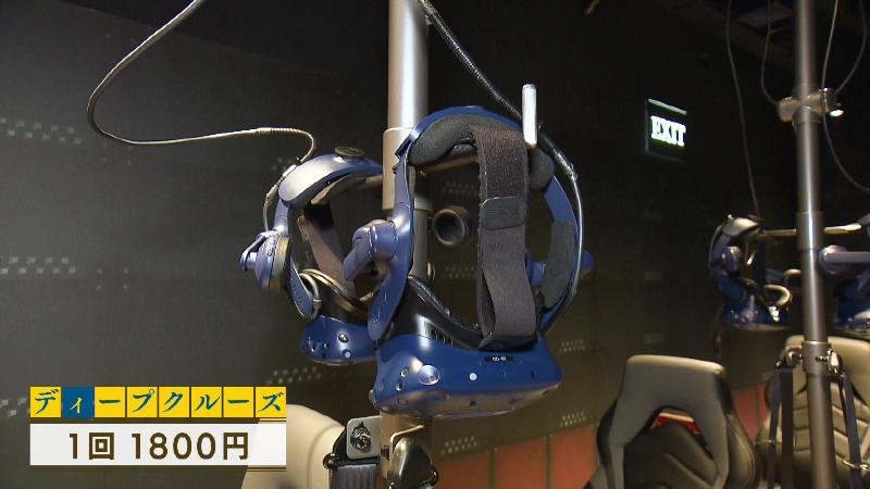 ディープクルーズで装着するVRゴーグル