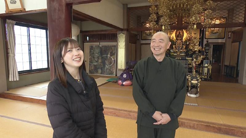 住職と大森アナ