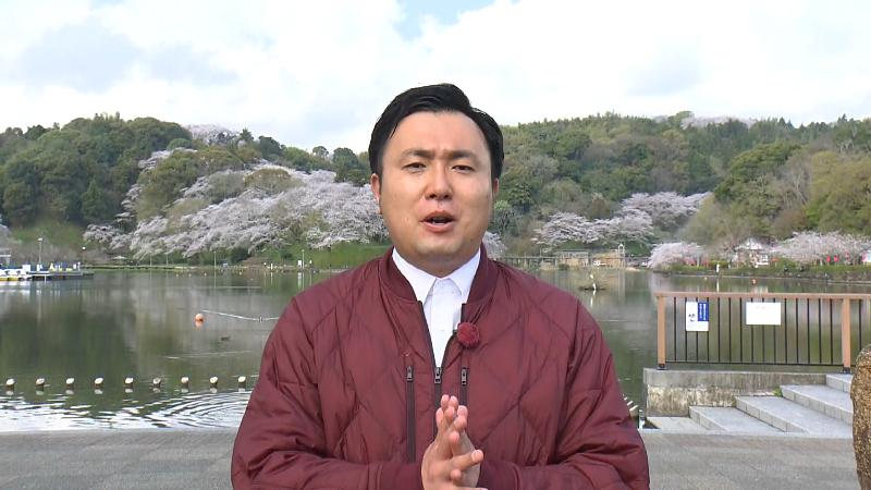 蓮華寺池前のにむらリポーター