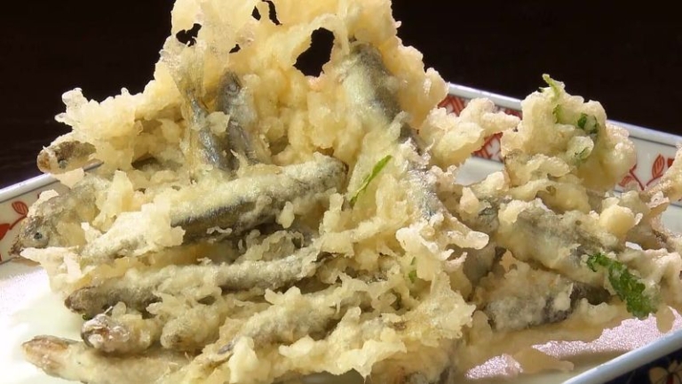 稚アユのかき揚げ