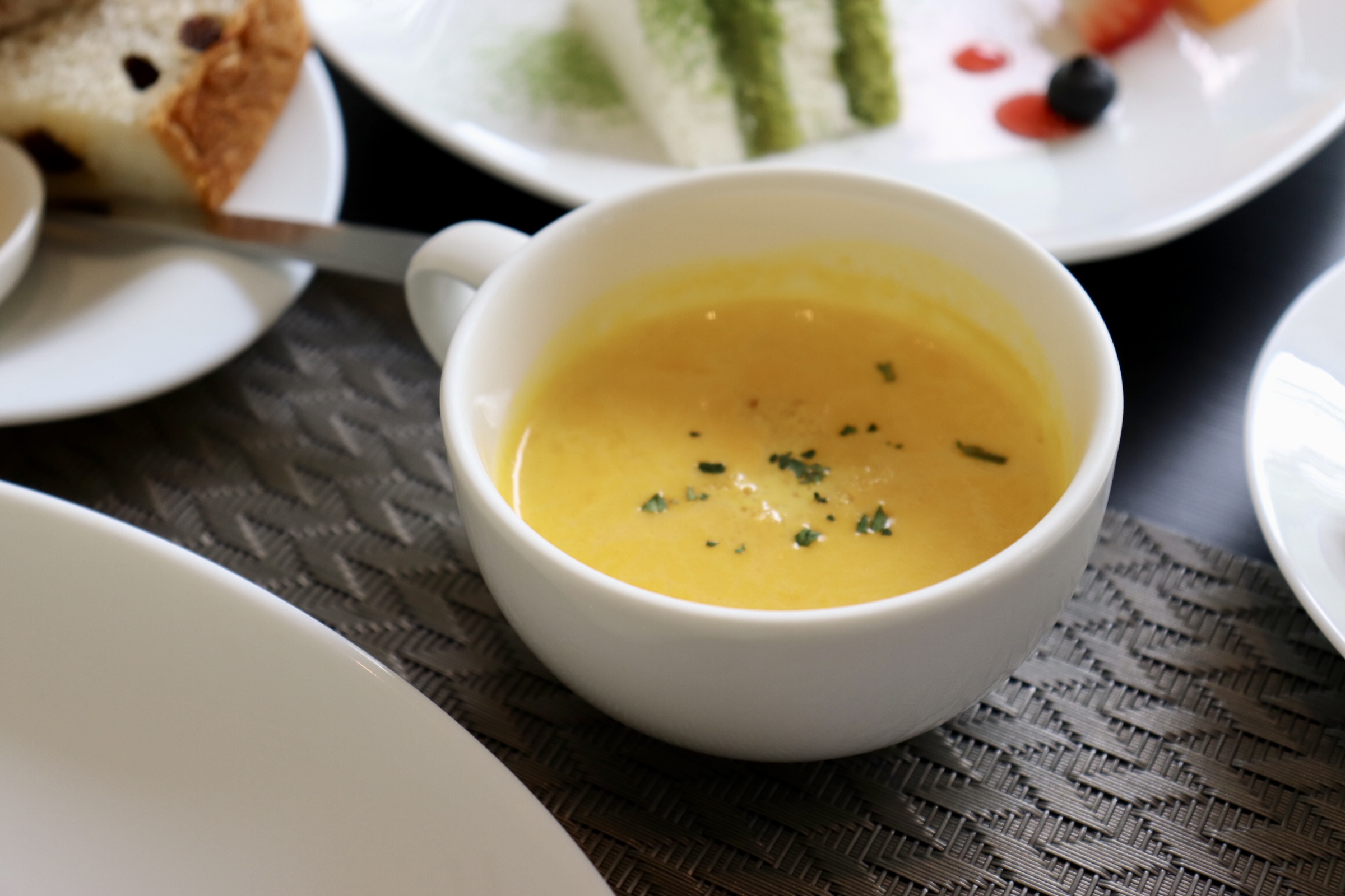 ランチのスープ