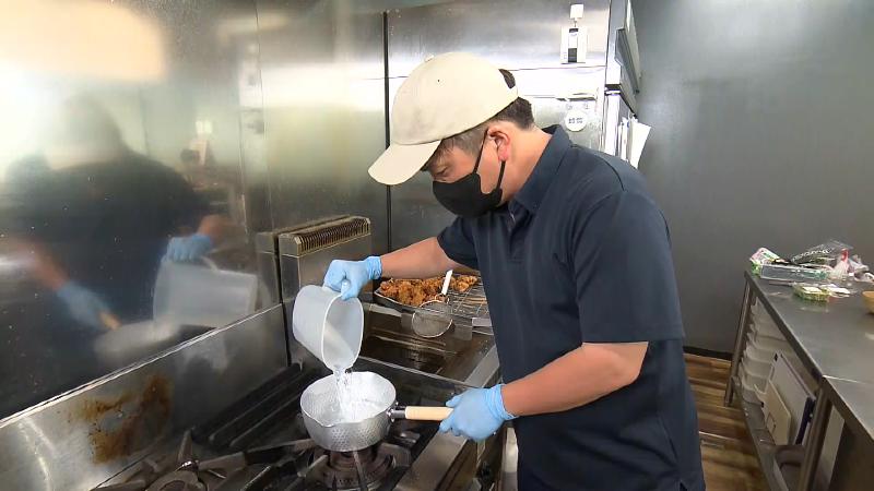 だしをとる工程