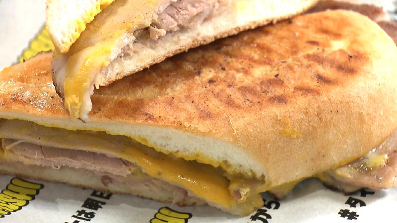 キューバサンドの断面