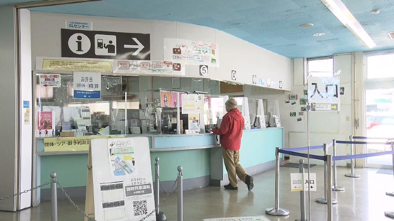 プラザロコにあるチケット売り場