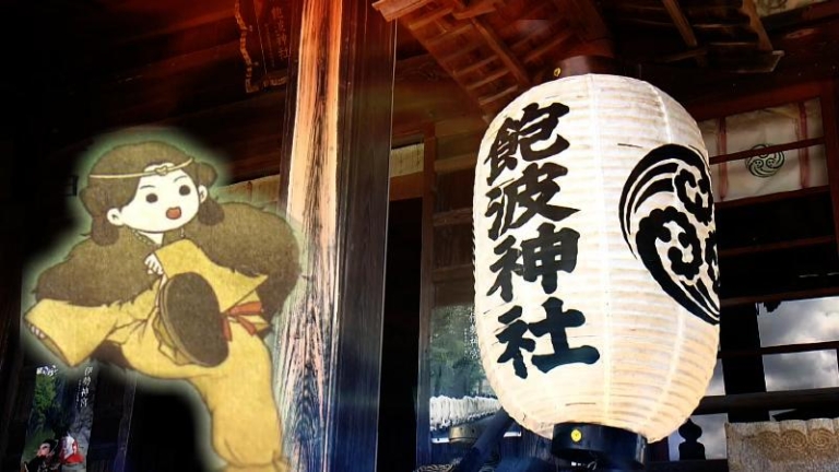 神社の提灯とご祭神