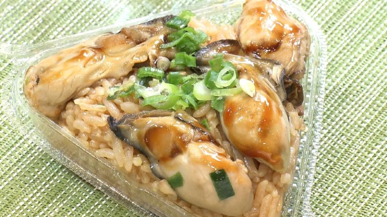 カキのおにぎり