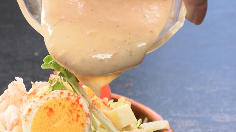 サラダの秘伝のドレッシング