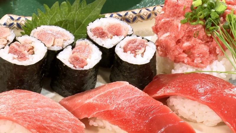 天然南まぐろ食べ比べ盛り(2090円)