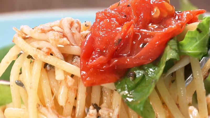 トマトとパスタ