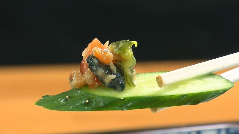 金山寺みそときゅうり