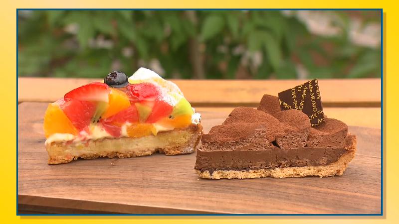 気まぐれフルーツタルトと生チョコタルト