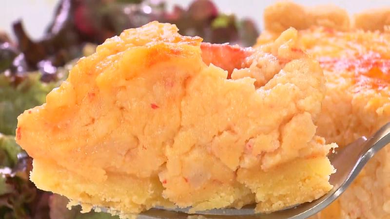 ずわい蟹のオマールソースキッシュ