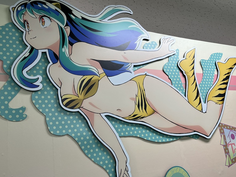 飛ぶラムちゃんの展示