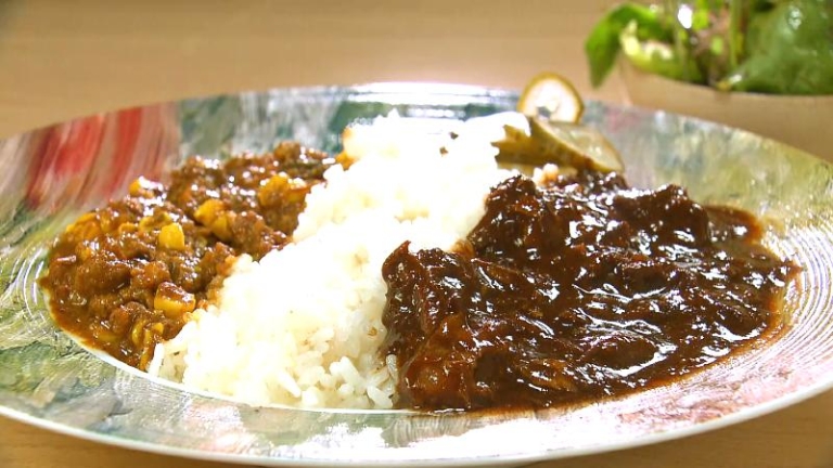 2種類あいがけカレー