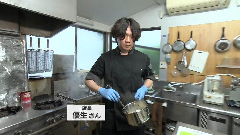 ラーメンの調理風景