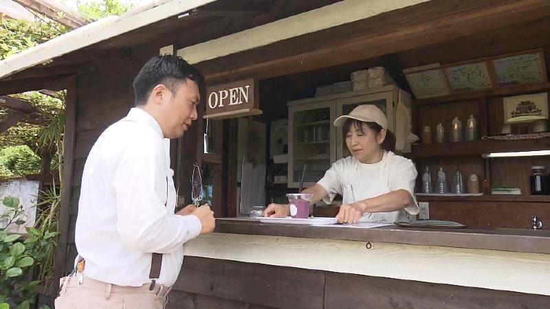 農園併設のカフェ