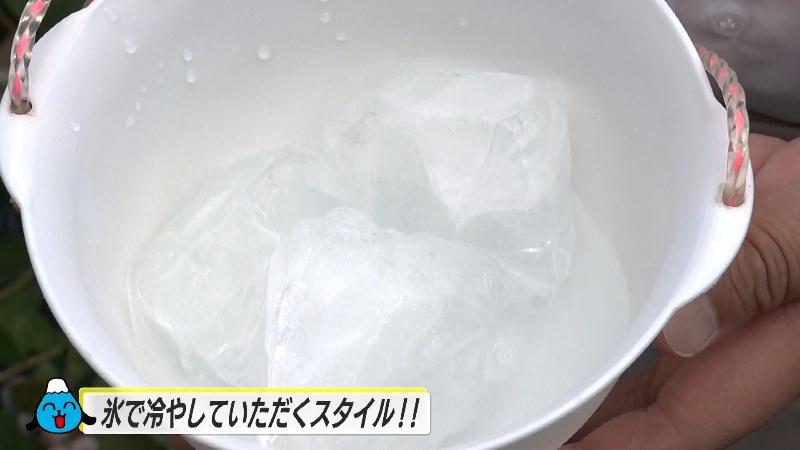 容器に入った氷