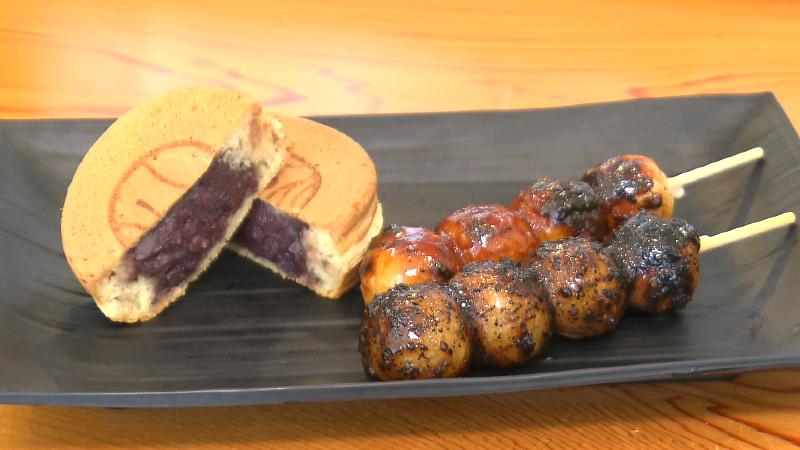 定番の大判焼きとみたらし団子