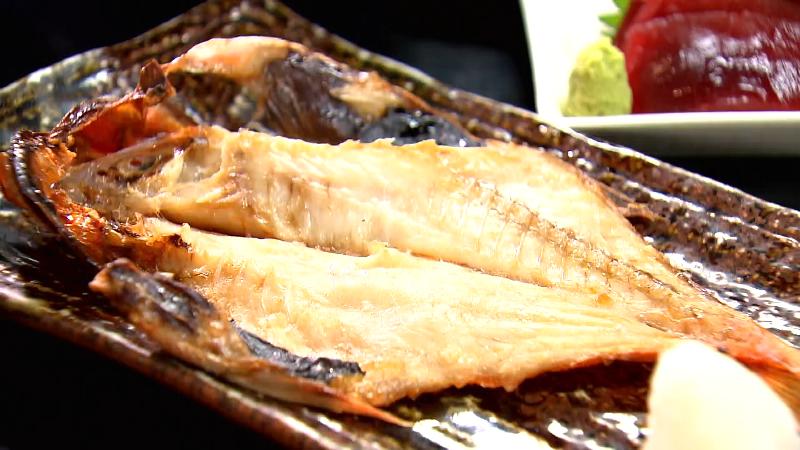 ひもの御膳(金目鯛)(1200円)