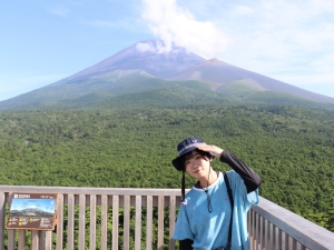 展望台から見た富士山