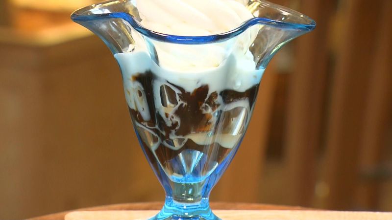 コーヒーゼリーソフトクリーム