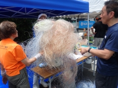 持ち込まれた廃漁網