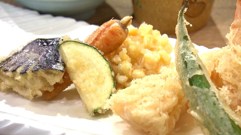 「天せいろ(うどん)」の天ぷら