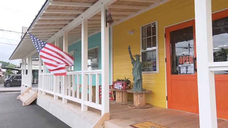 アメリカンな外観