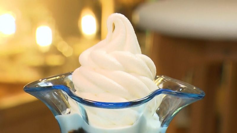 武井牧場のミルクを使ったソフトクリーム