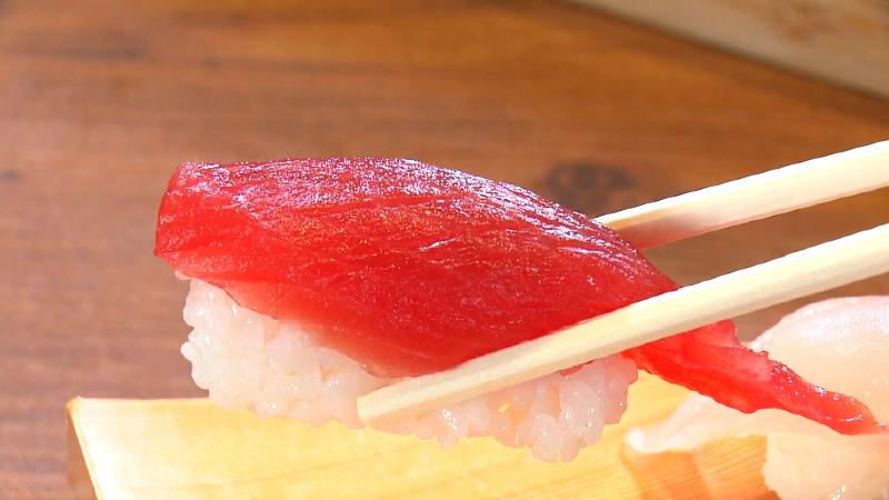 寿司御膳のマグロ