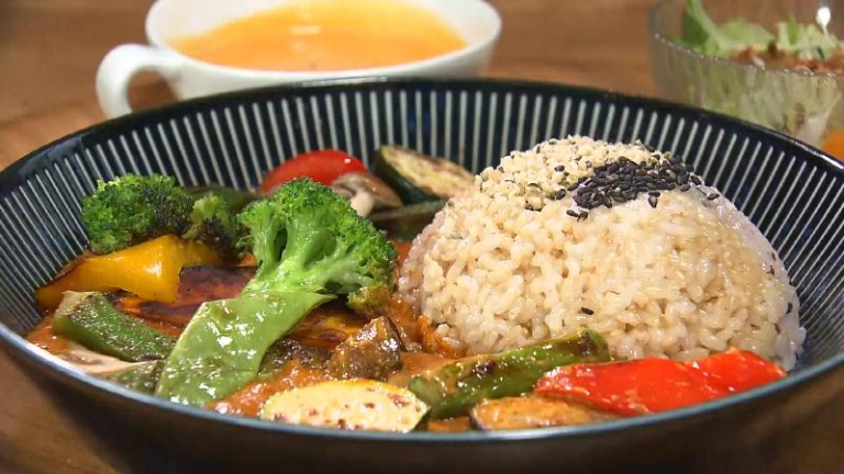 焼き野菜たっぷりカレー(1200円）