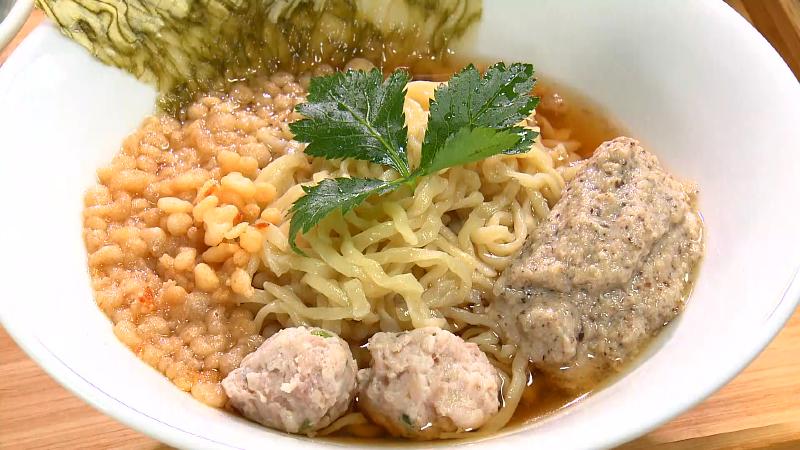 原木しいたけの冷しラーメン(1100円)