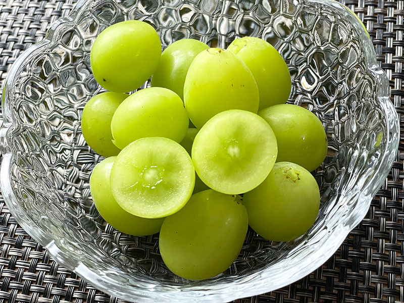 シャインマスカットの断面