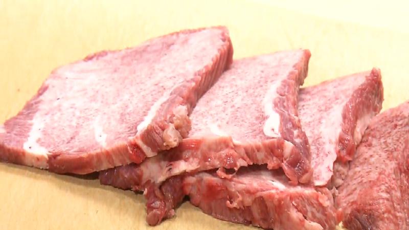 厳選されたお肉