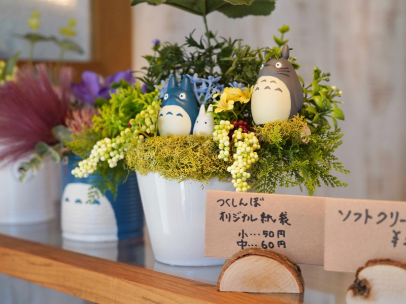 店内に隠れていたトトロ