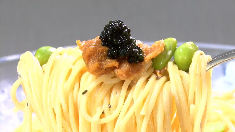 冷製パスタ ウニ(1590円)