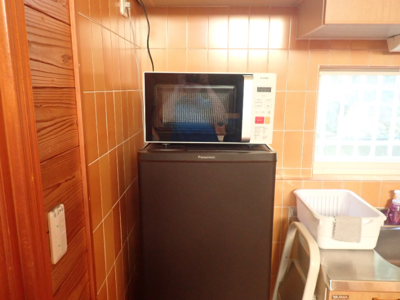 冷蔵庫と電子レンジ
