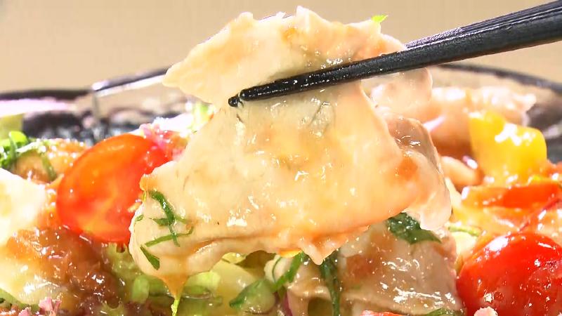 冷しゃぶサラダうどん・梅ダレ