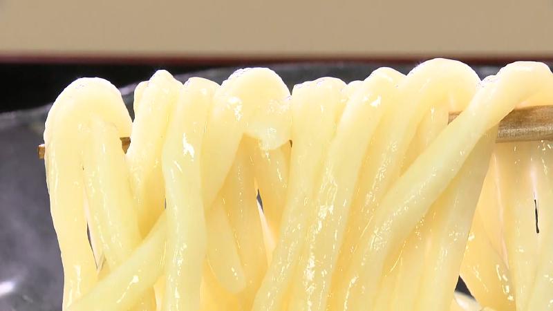 つやつやコシがあるうどん