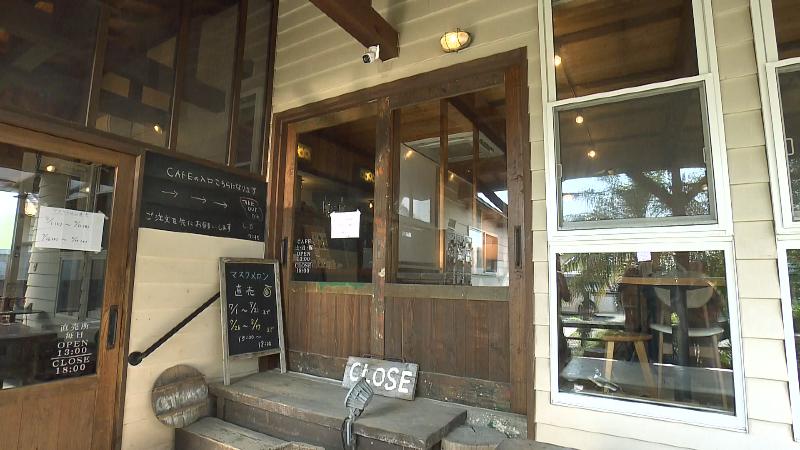 川村農園のカフェ入口