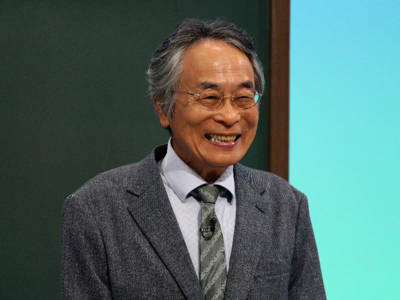 テレビ寺子屋で講演する教育評論家の親野智可等さん