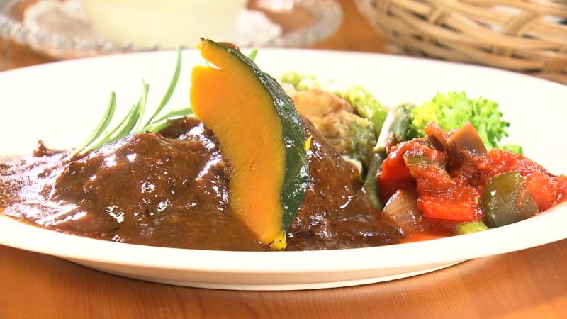 あしたか牛の赤ワイン煮込み(ランチ・2800円)