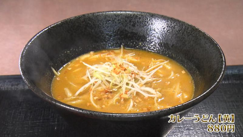 カレーうどん【黄】(880円)