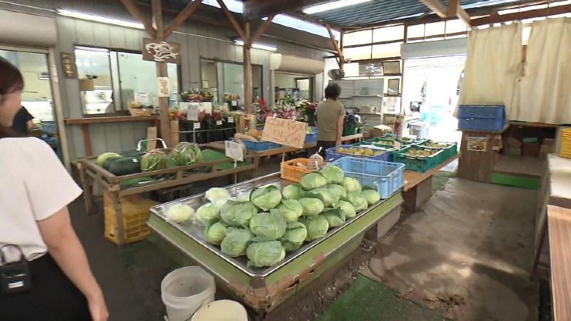 農民市場の内部